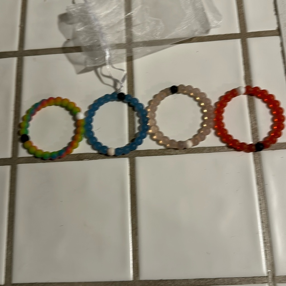 4 Lokai Brackets Authentic Various colors Great condition